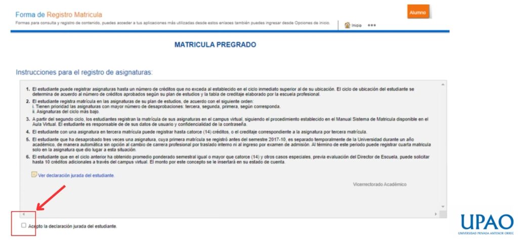 matricula pregardo